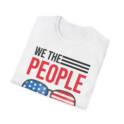 Funny We The People Like to Party Drinking 4th of July USA Independence Day T-Shirt For Men Women