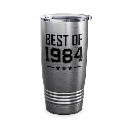 Funny Vintage Best of 1984 40 Year Old Gift 40th Birthday Tumbler For Men Women Tumbler