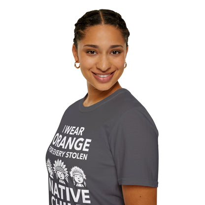 I Wear Orange for Every American Native Child Indian Pride T-Shirt for Men Women