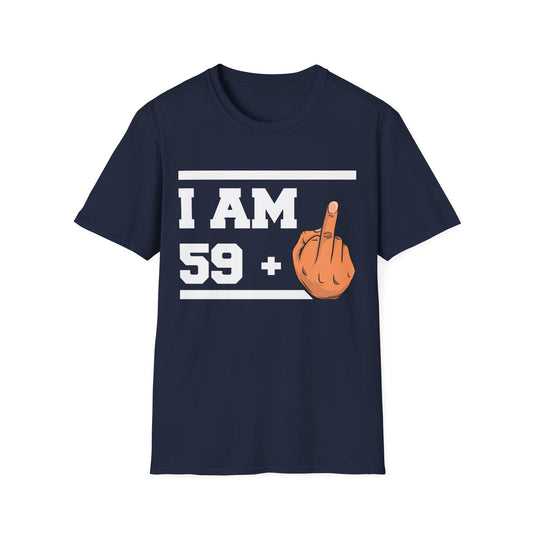 Funny 60th Birthday Sarcastic Gift 59+1 59 Plus 1 T-Shirt