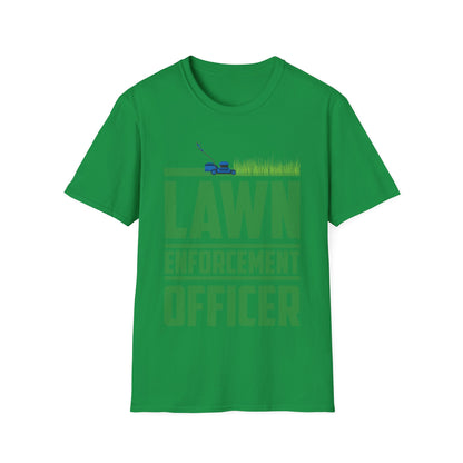 Funny Lawn Enforcement Officer Garden Gardener T-Shirt Men Women