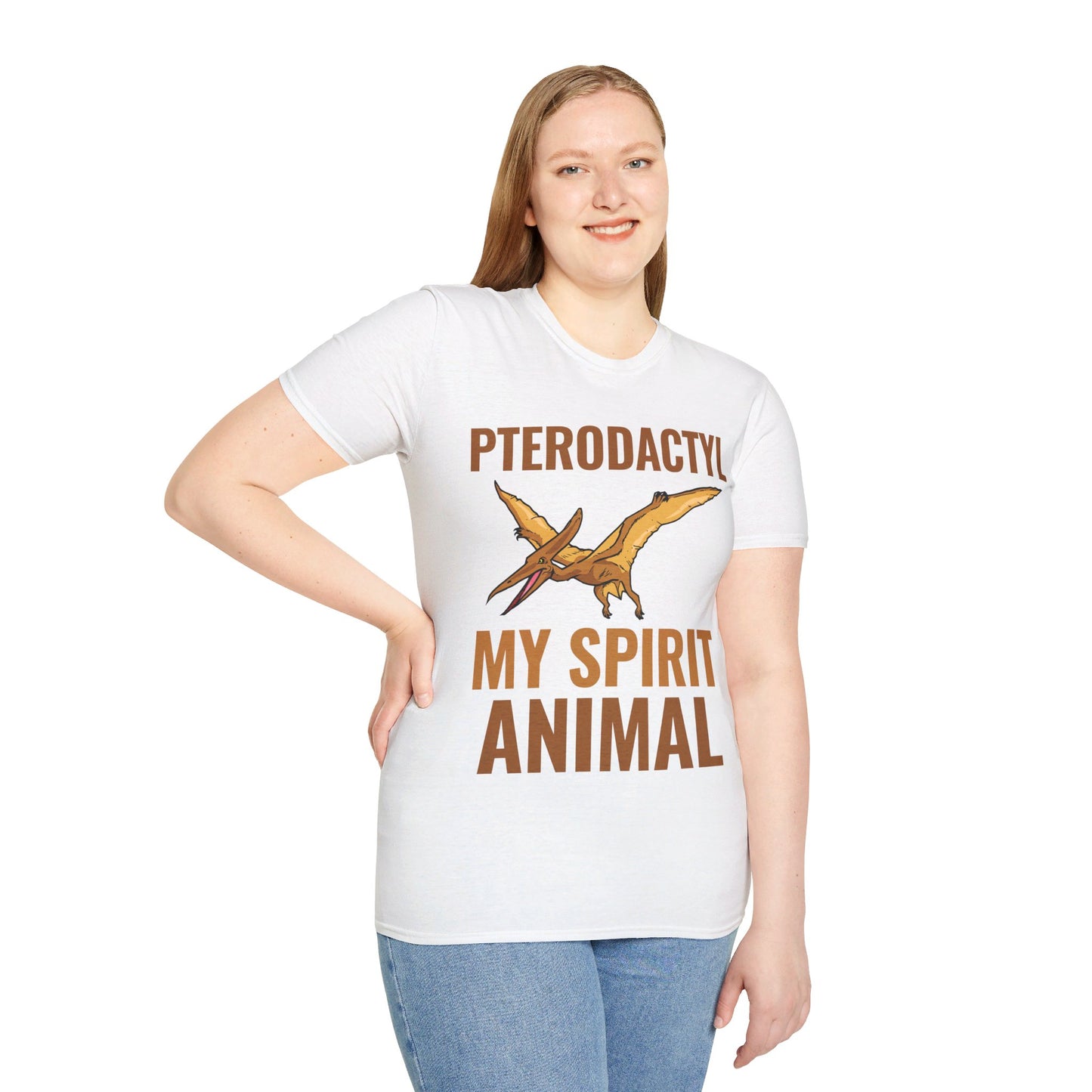 Funny Pterodactyl Is My Spirit Animal Dinosaur Gift T-Shirt For Men Women