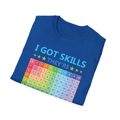 I Got Skills They are Multiplying Multiplication Chart Cool Math Teachers