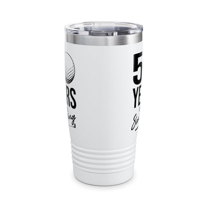 50 Years And Still Swinging 50th Birthday Funny Golf Club Tumbler