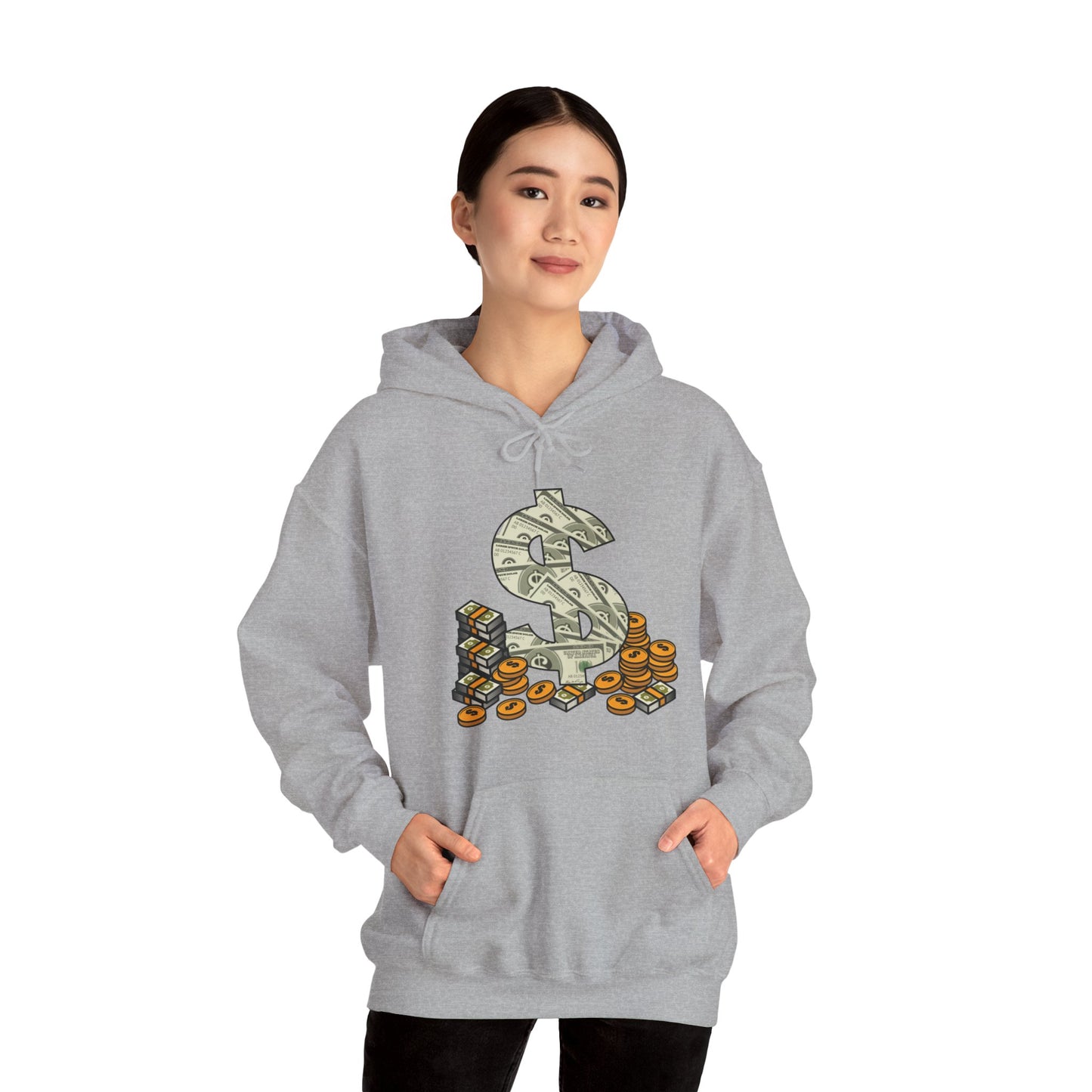 Cool As Dollar Bill Dollar Sign $$ Gift Hoodie For Men Women Hoodie