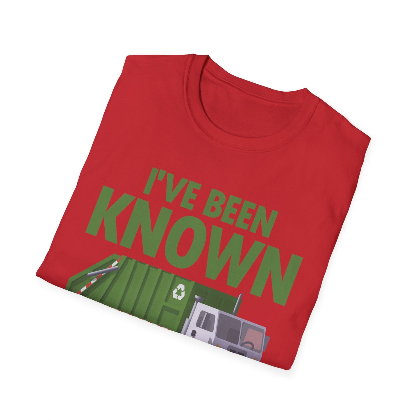 Funny Talk Trash Garbage Truck for Sanitation Worker  T. shirt