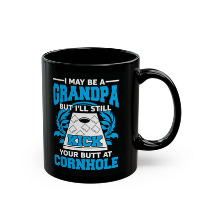 Funny Cornhole Grandpa Cornhole Grandfather Funny Coffee Mug