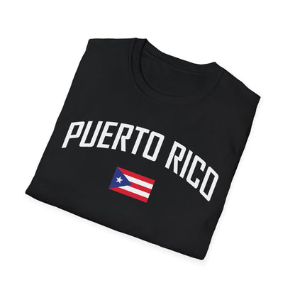 Puerto Rico Flag Retro Text T-Shirt