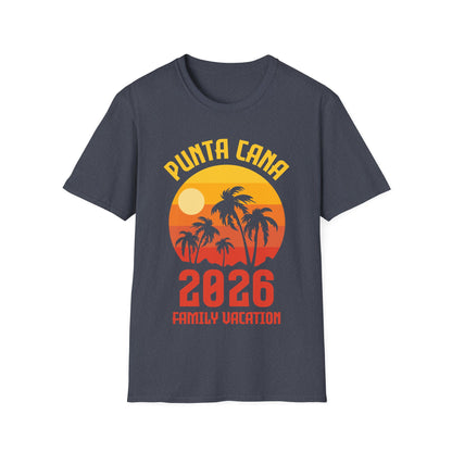 Punta Cana 2026 Family Vacation Vacay Beach Summer Holiday T-Shirt