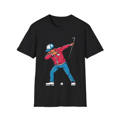 Funny Dabbing Golf Player Golfer Golfing Funny Boys Men Dab Dance T-Shirt For Men Women T-Shirt