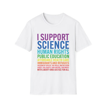 I Support Progressive Liberal Democratic Causes Protest T-Shirt