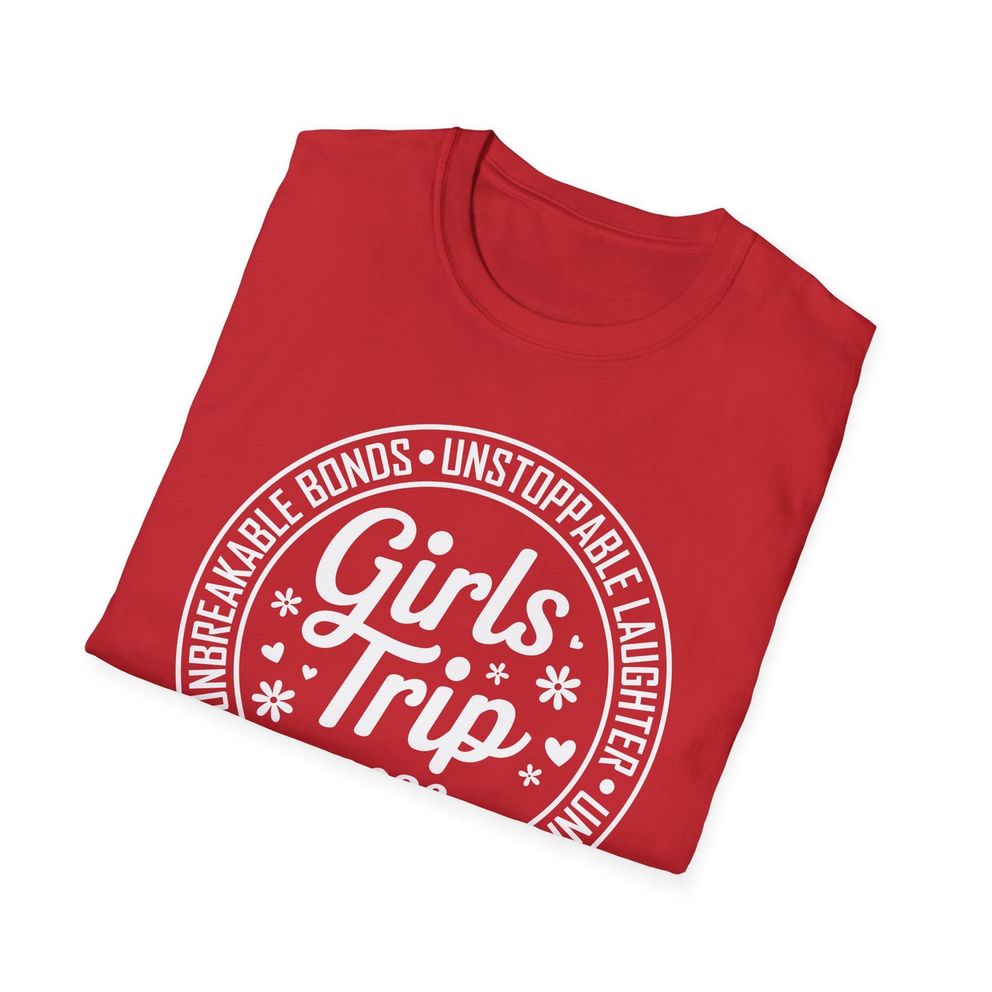 Funny Girls Trip 2026 Friends Weekend Sisters Vacation Matching T-Shirt For Women