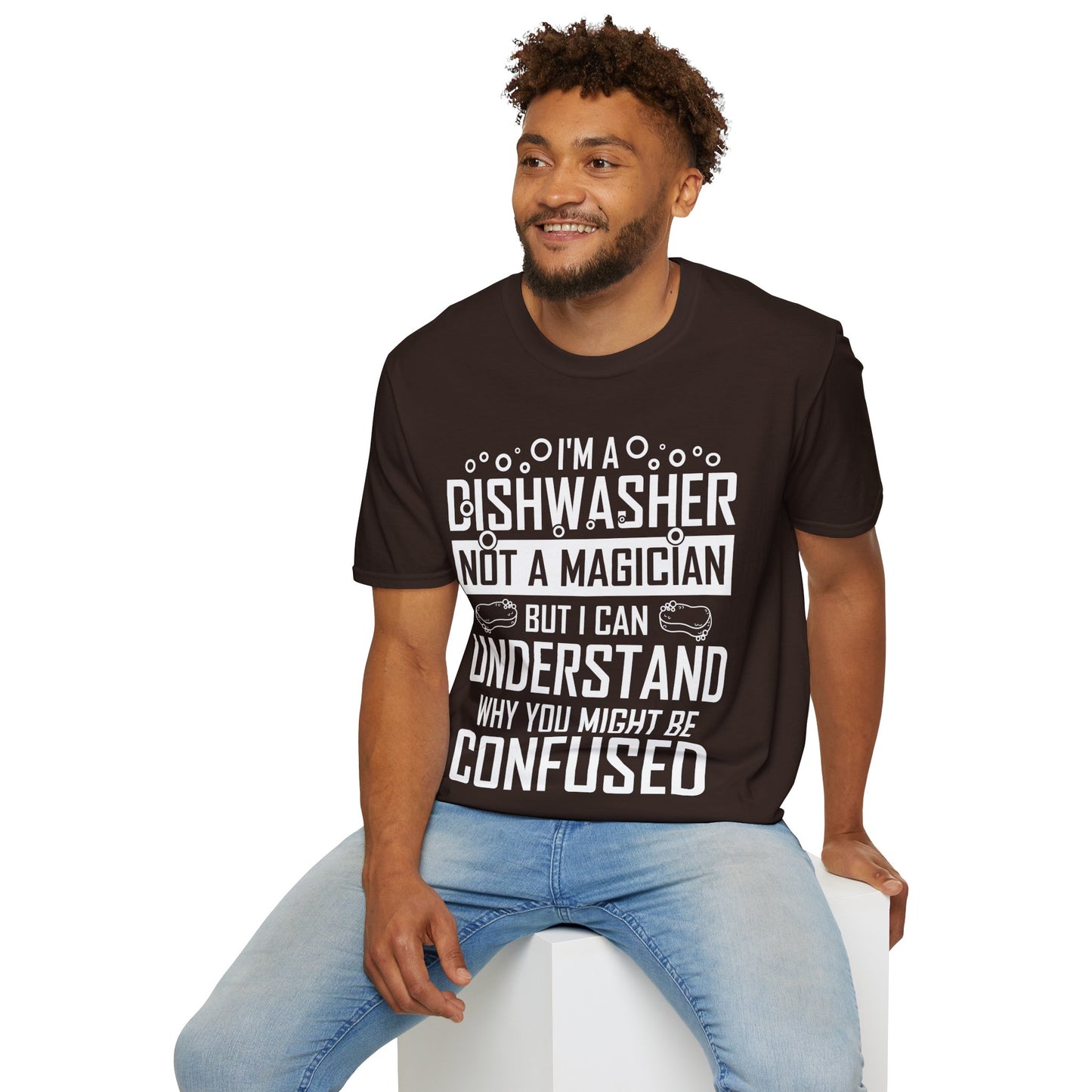 Funny Dishwashing Gift Dishwasher Magician T-Shirt Men Women