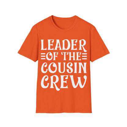 Leader Of The Cousin Crew Toddler Girl Boy Funny Vacation Trip T-Shirt For Men Women T-Shirt