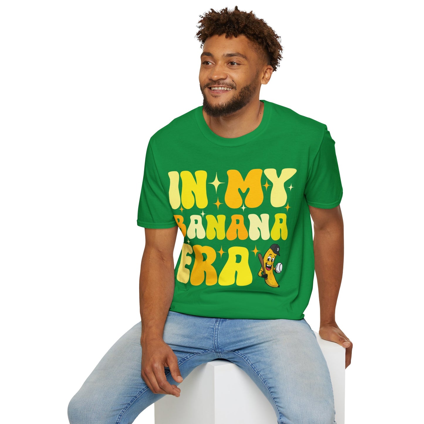 Funny In My Bananas Era Fruit Lover Baseball Player T-Shirt For Men Women T-Shirt