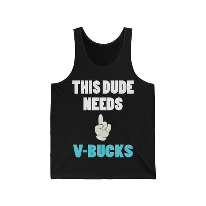 Will Work For Bucks Funny V RPG Gaming Youth Gifts for Bucks Tank Top For Gamers Tank Top