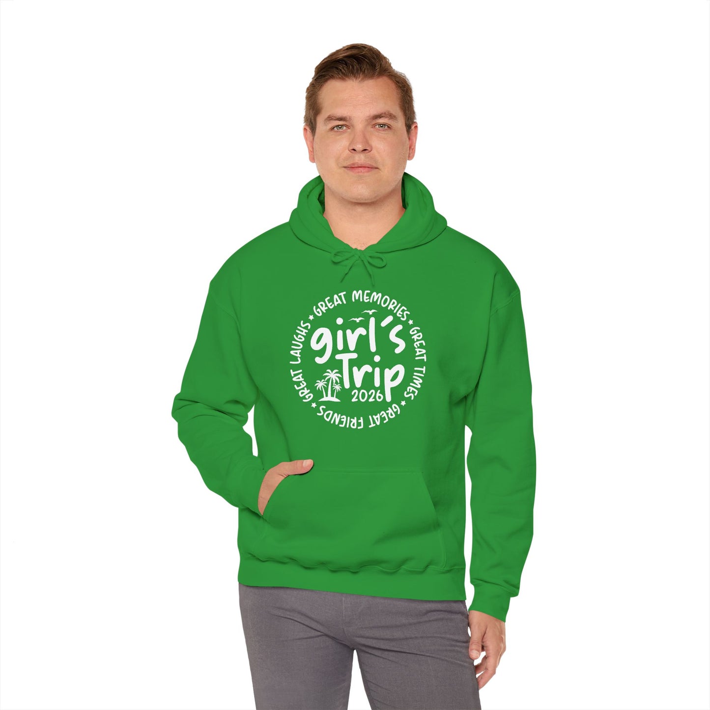Girl's Trip 2026 Memories Friends Trip Matching Vacation Hoodie For Men Women Hoodie