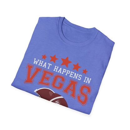 Funny What Happens in Vegas Started in Oakland Sporty Gift T-Shirt Men Women