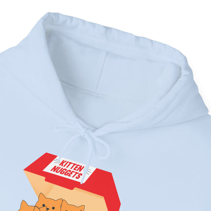 Funny Kitten Nuggets Food Pun Cat Lover Gift Chicken Nuggets Hoodie For Men Women Hoodie