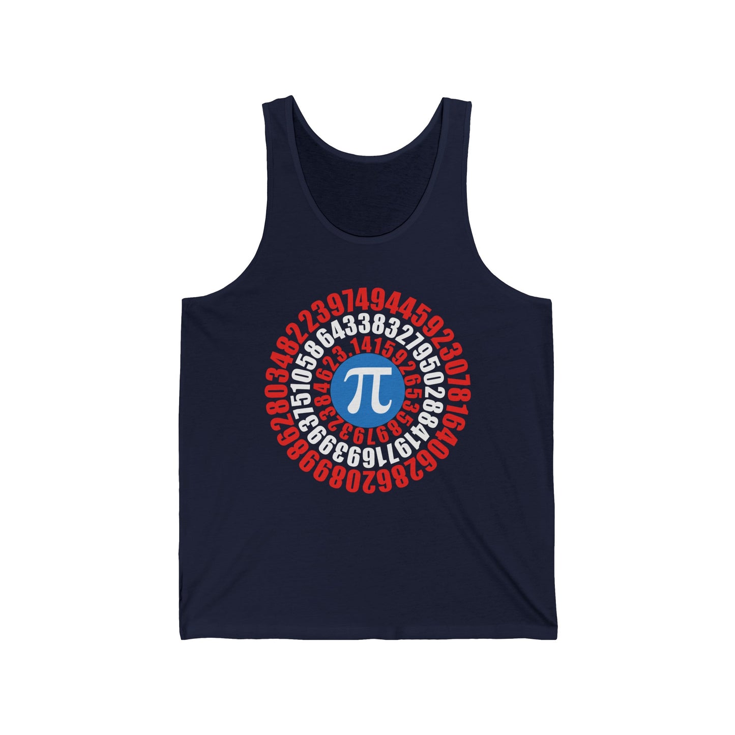 Funny Captain Pi 3.14 Pi Day Superhero Nerdy Geeky Superhero Geek Math Student Tank Tops