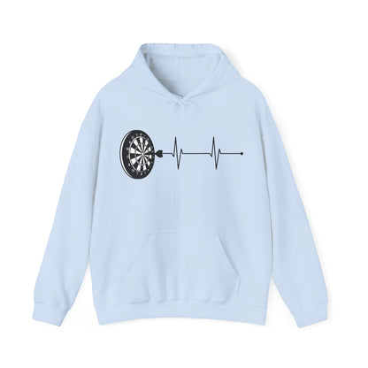 Cute Dart Heartbeat Dart Player Men Women Dart Board Lovers Hoodie