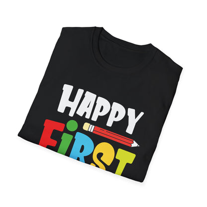 Happy First Day of School Teacher Student Back to School T-Shirt