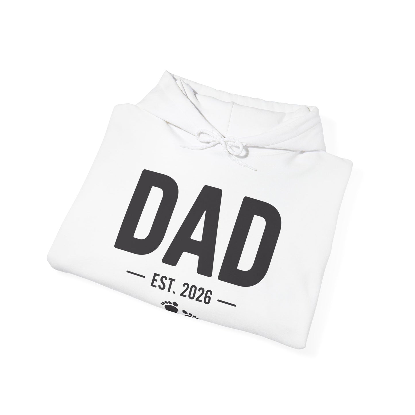 Funny Dad Est 2026 To Be Gifts First Time Dad New Daddy Hoodie For Men Women