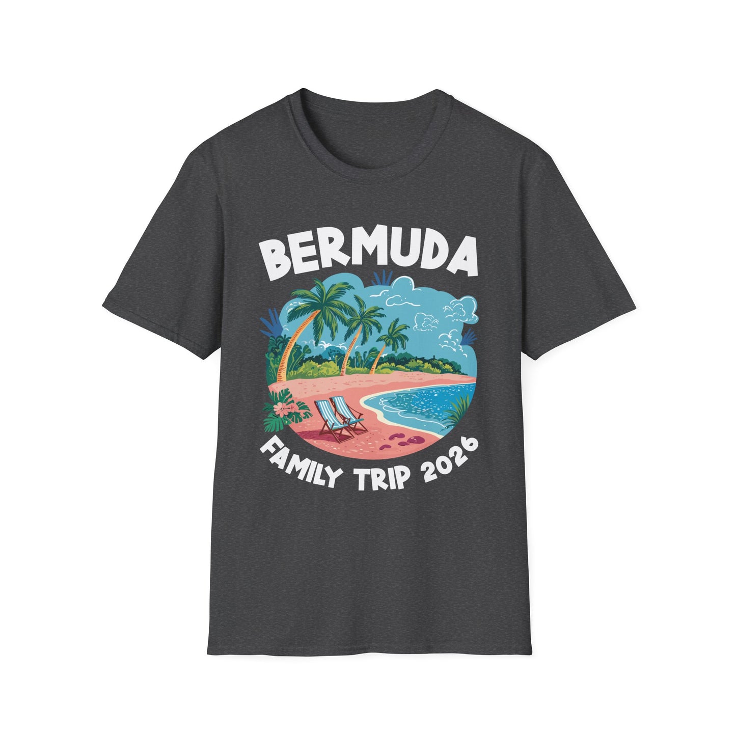 Family Cruise Bermuda 2026 Summer Trip Matching Vacation 2026 T-Shirt For Men Women
