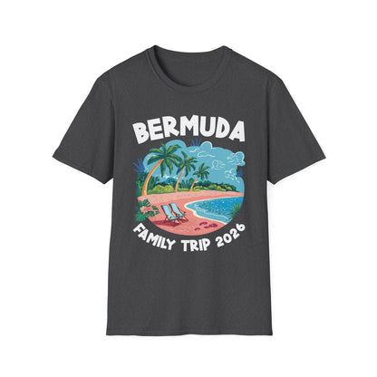Family Cruise Bermuda 2026 Summer Trip Matching Vacation 2026 T-Shirt For Men Women