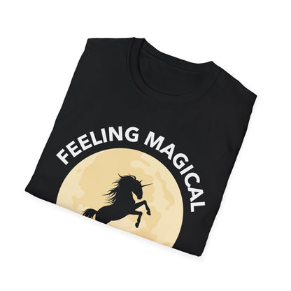 Funny Feeling Magical But Also Stabby Unicorn Lovers T-Shirt Men Women