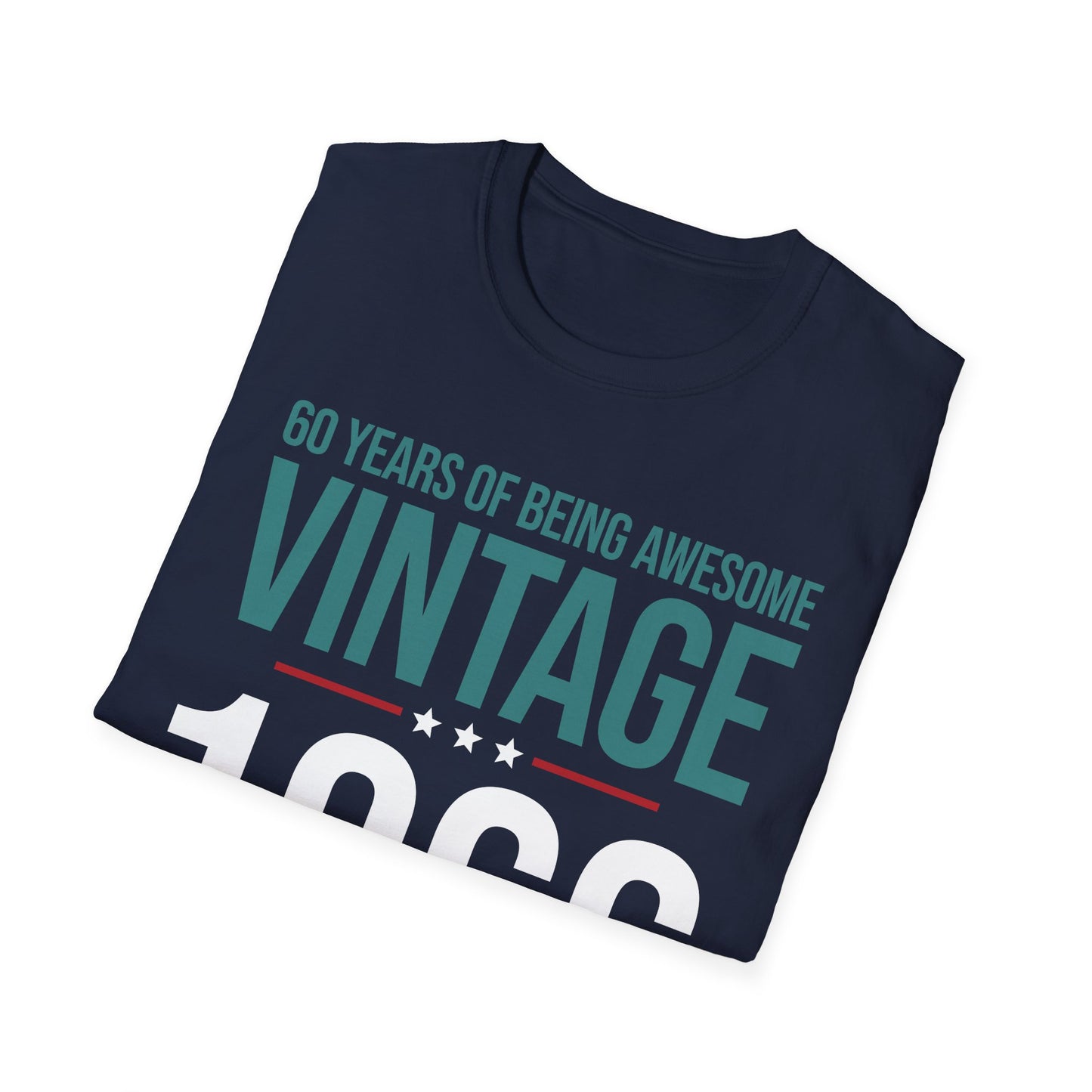 60 Year Old Gifts Vintage 1966 60 Years Awesome 60th Birthday T-Shirt