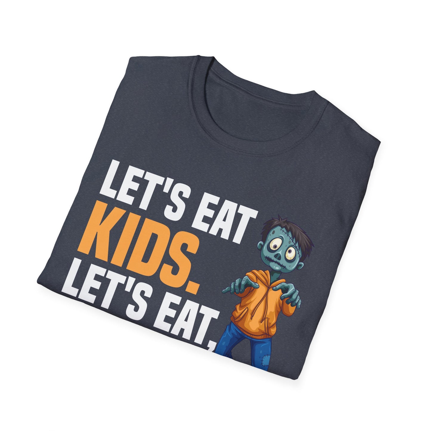 Funny Lets Eat Kids Humor Funny Halloween Teacher Grammar T-Shirt Men Women