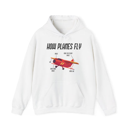 Funny How Planes Fly Airplane Parts Design For Flight Lovers Hoodie