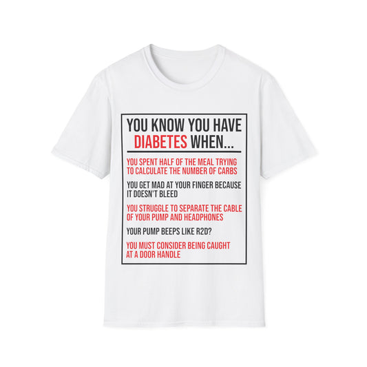 Diabetes Awareness Funny Pun Or Quote T-Shirt Men Women