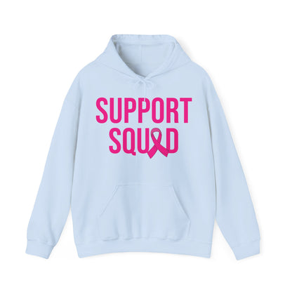 Support Squad Breast Cancer Warrior Awareness October Pink Hoodie
