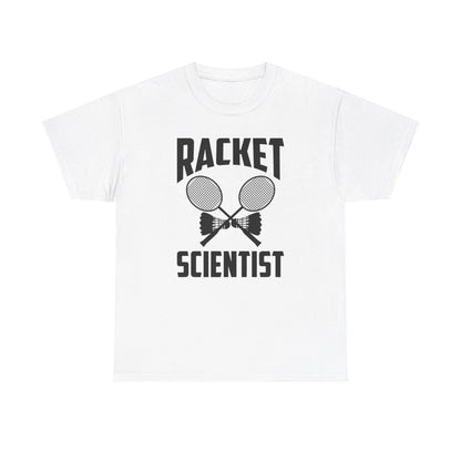 Funny Badminton Player Shirt Racket Scientist Badminton Gift T-Shirt for Men Women