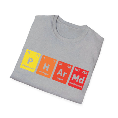 PharmD Pharmacy Graduate Pharmacy School Periodic Table Gift T-Shirt