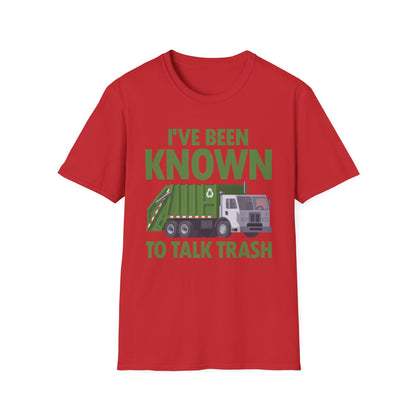 Funny Talk Trash Garbage Truck for Sanitation Worker  T. shirt