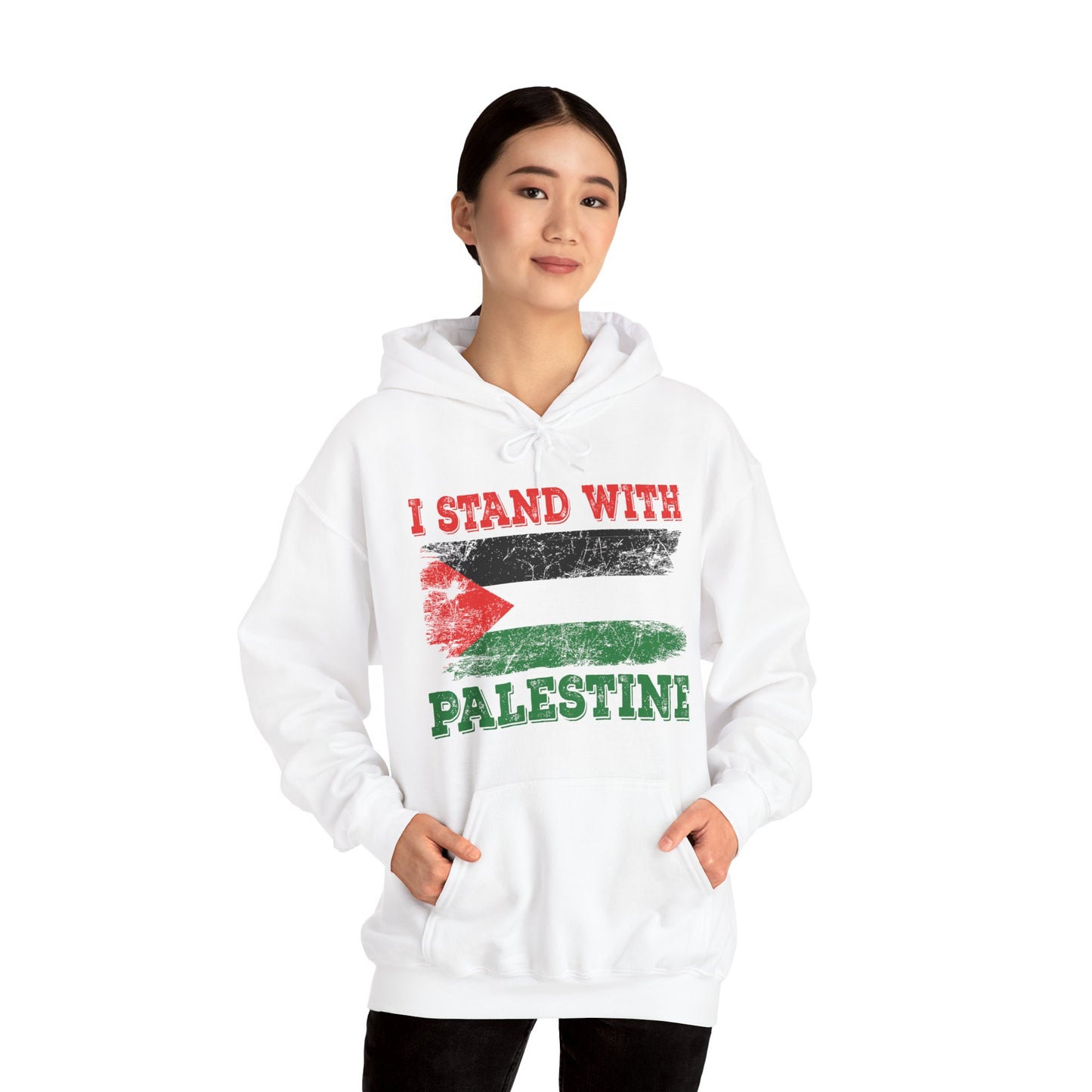 I Stand With Palestine Free Palestine Flag Gaza Palestinian Flag Hoodie For Men Women Hoodie