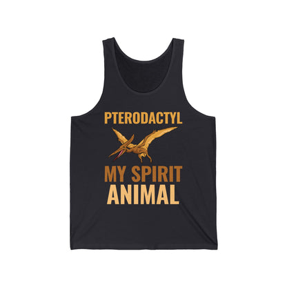 Funny Pterodactyl Is My Spirit Animal Dinosaur Gift Tank Top For Men Women