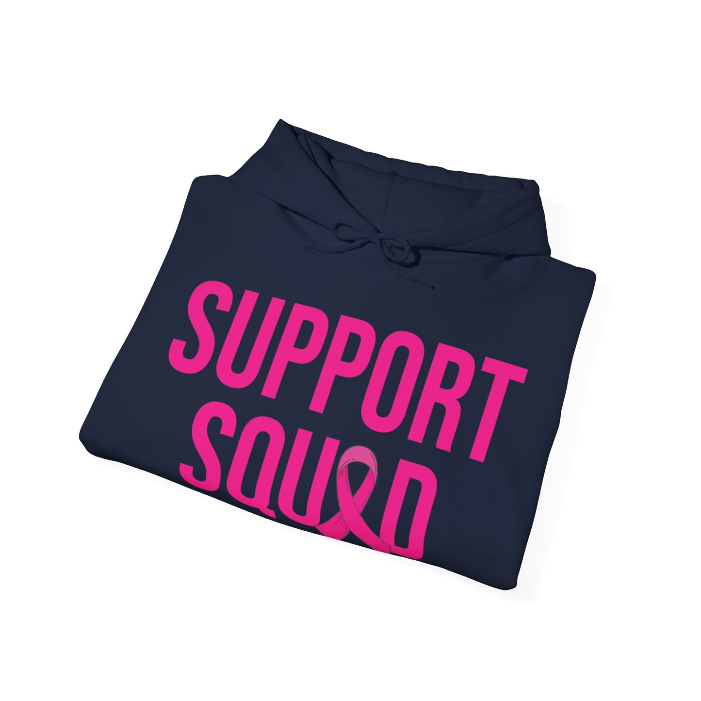 Support Squad Breast Cancer Warrior Awareness October Pink Hoodie