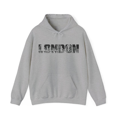 London England Souvenir Flag Phonebooth Double-Decker Bus Hoodie For Men Women Hoodie