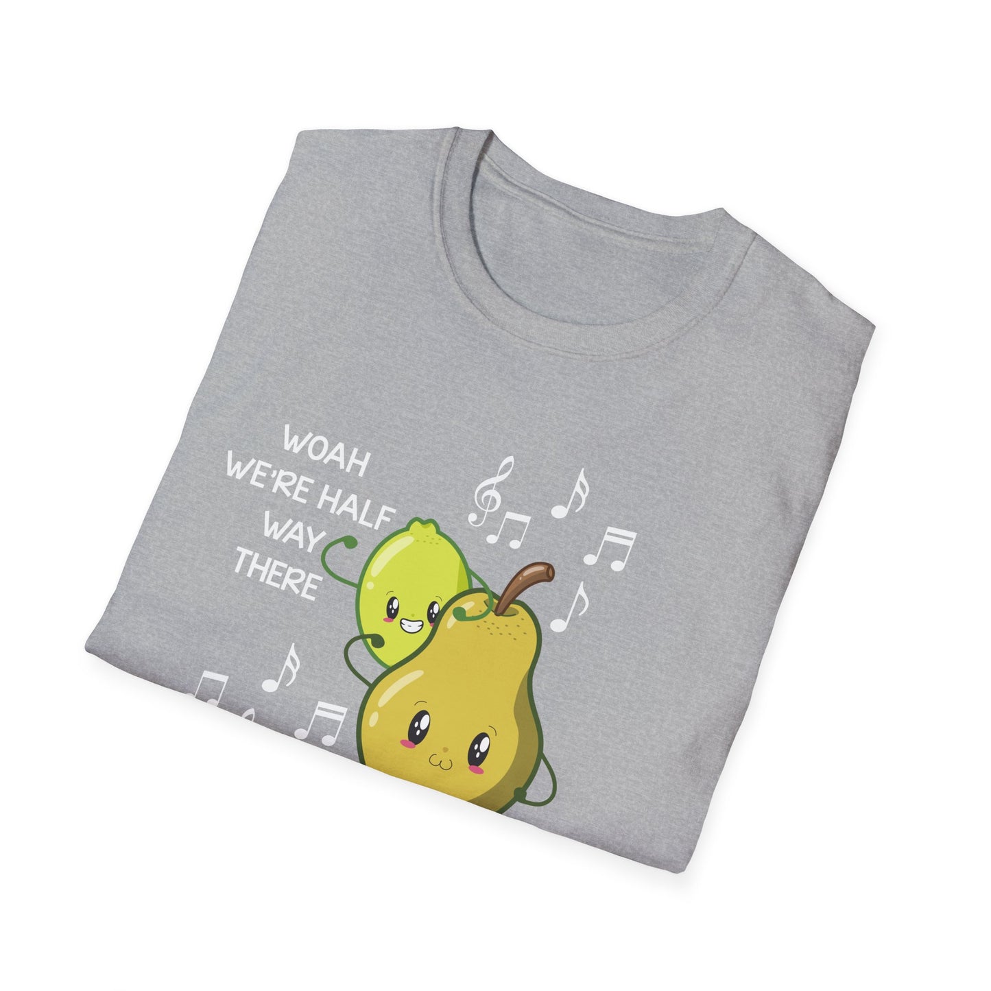 Funny Woah Lemon On A Pear Meme Unisex Softstyle T-Shirt for Teacher Foodie Travelers