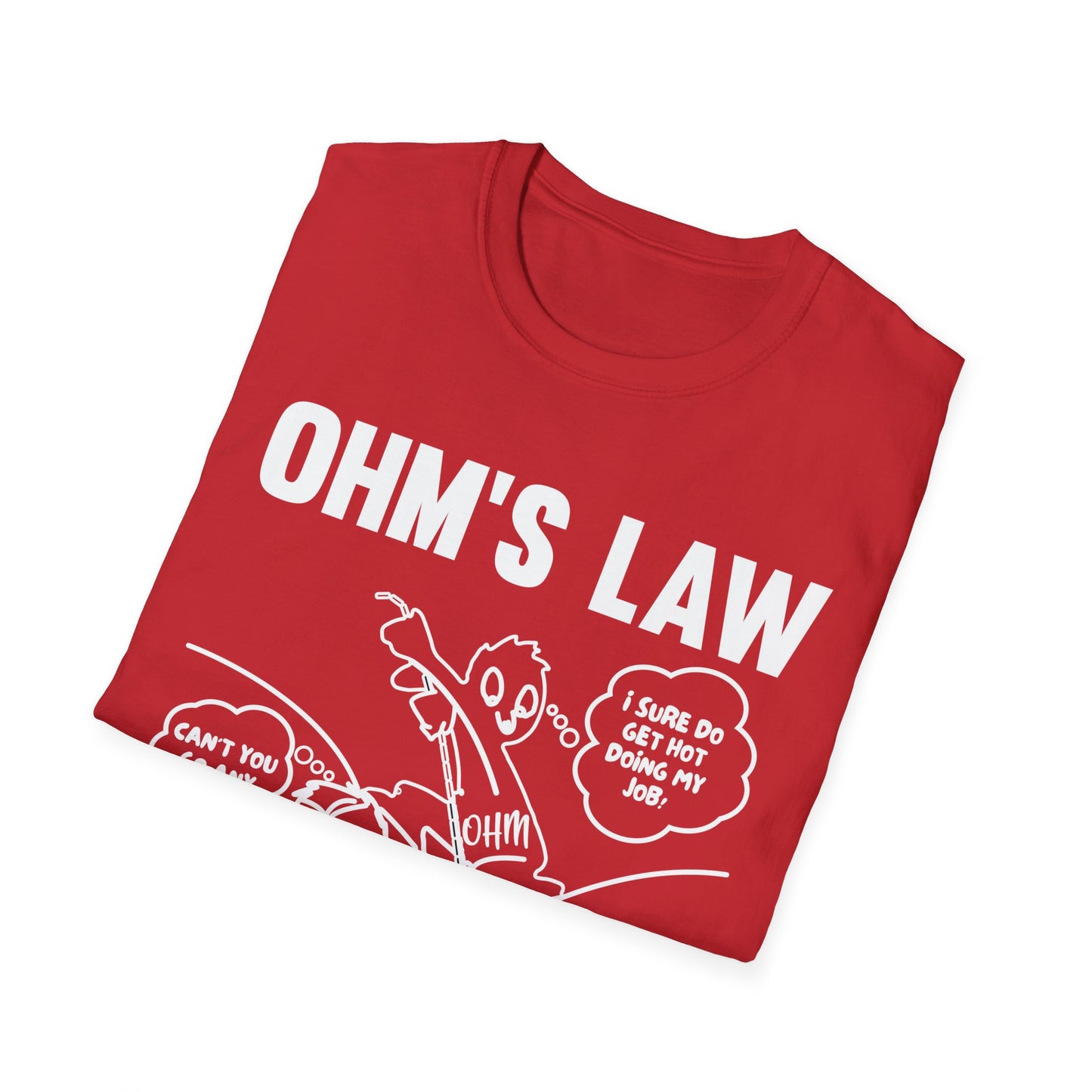 Ohms Law Funny Electrical Electronics Engineer Shirt Funny T-Shirt