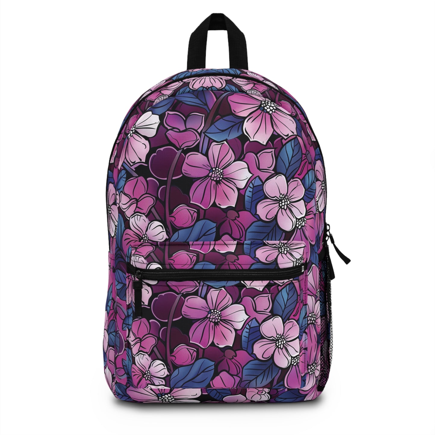 Sakura Blossoms Colored Pattern Backpacks For Men Women Kids School Travel, Capacity School Backpacks