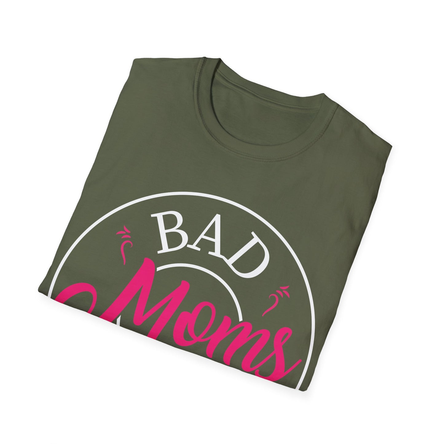 Funny Bad Moms Clubs New Mom Memer Sarcastic Woman Gift T-Shirt