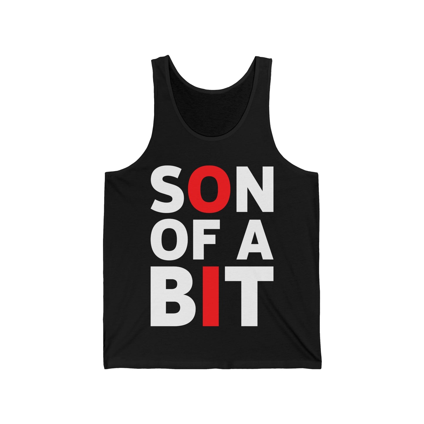 Son Of A Bit Computer Science Binary Code IT Tech Programmer Tank Top