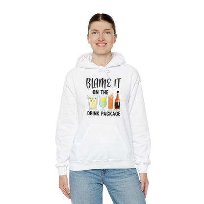 Blame It On The Drink Package Funny Cruise Hoodie For Men Women Hoodie