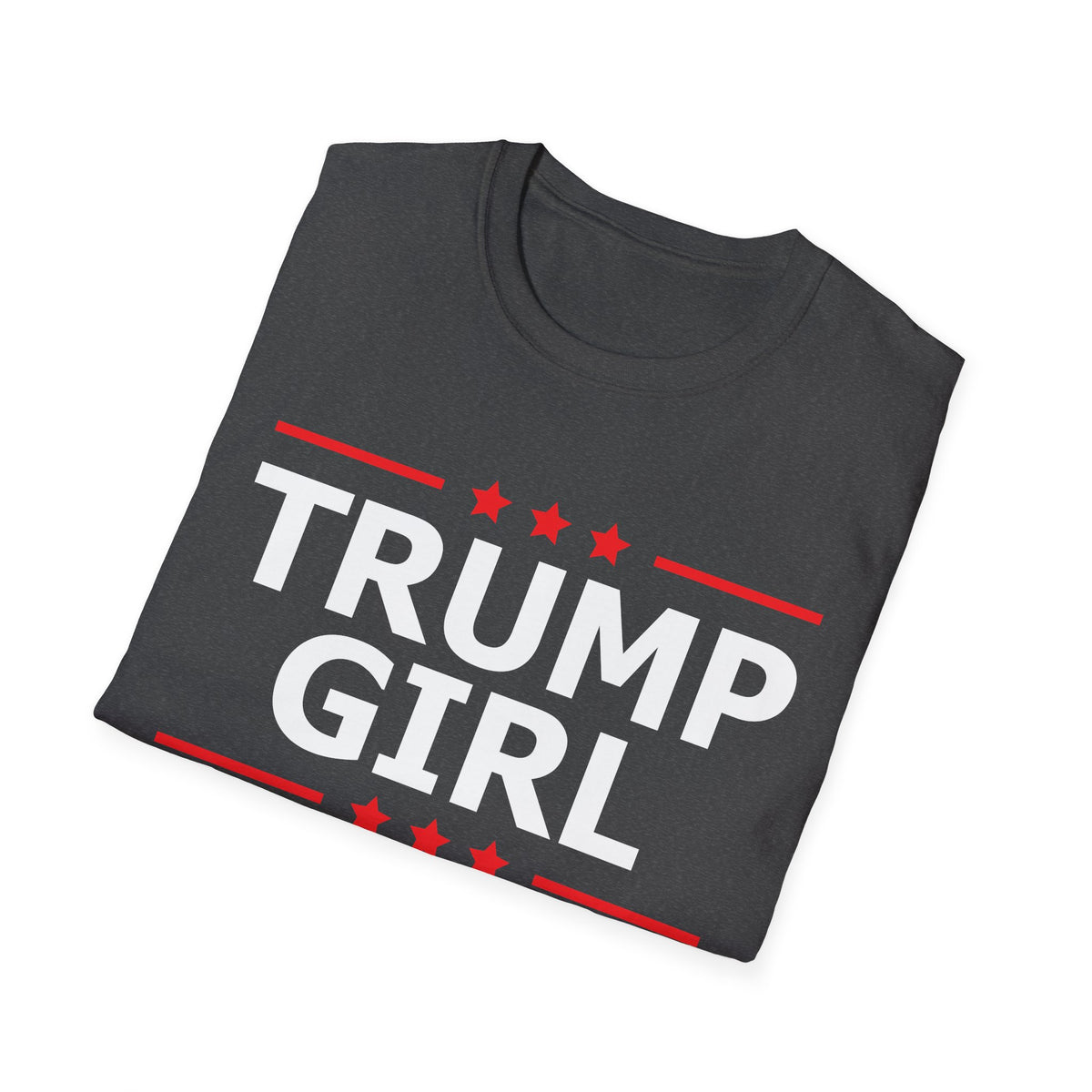 Cute Trump Girl Republican US Flag 2024 Vintage Vote T-Shirt
