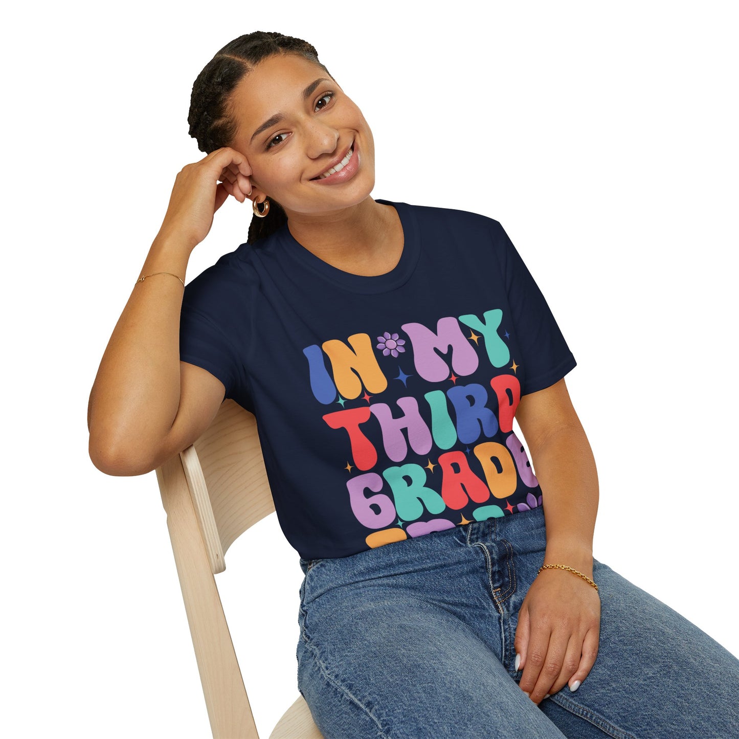 Funny In My 3rd Grade Era Back to School In My Third Grade Era T-Shirt For Men Women T-Shirt